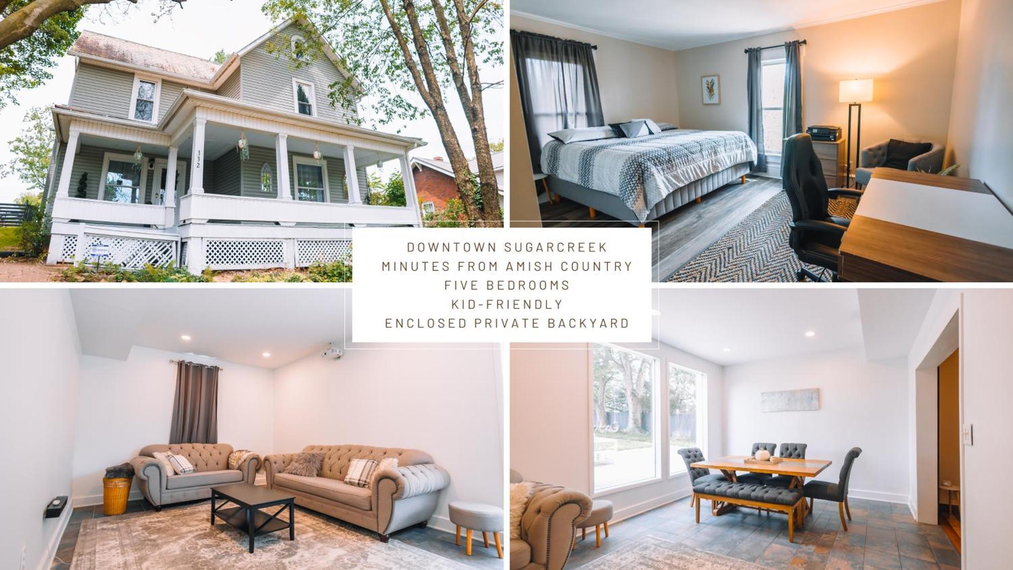 Vila Downtown Escape Great For Large Families & Groups Sugarcreek Exteriér fotografie
